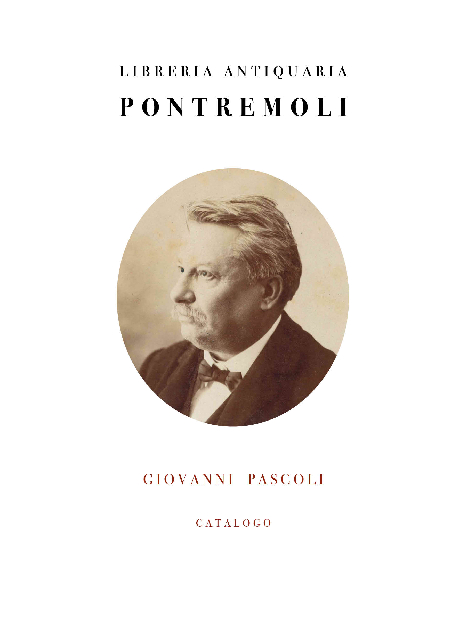 Catalogo Giovanni Pascoli